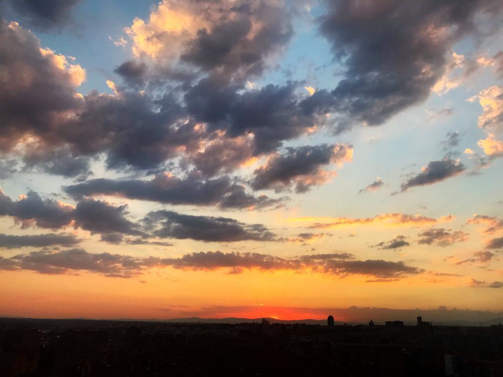 puesta de sol